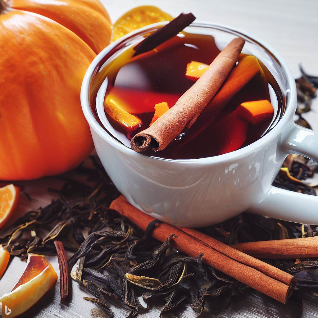 Spiced Caramel Pumpkin Tea